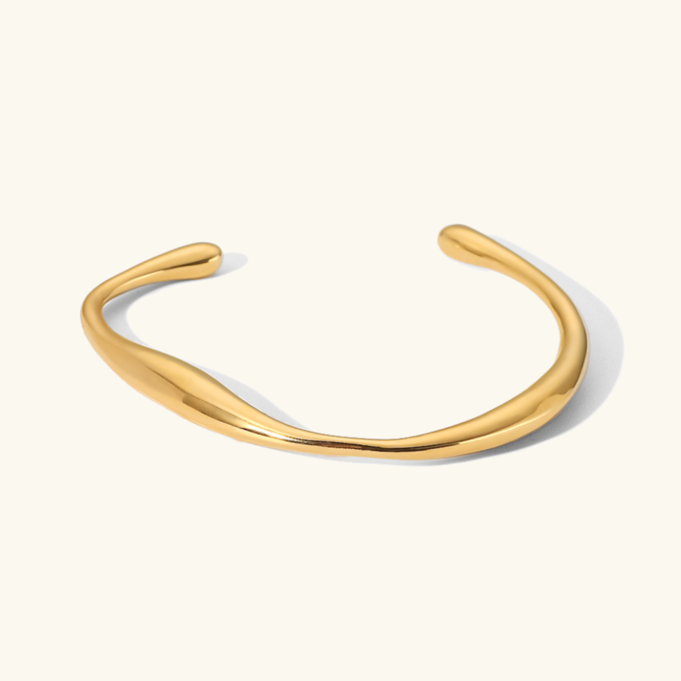 Tiffany Gold Plated Bangle Bracelet