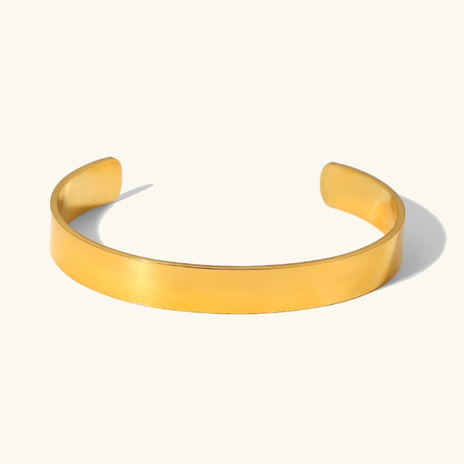 Evelyn Gold Cuff Bracelet