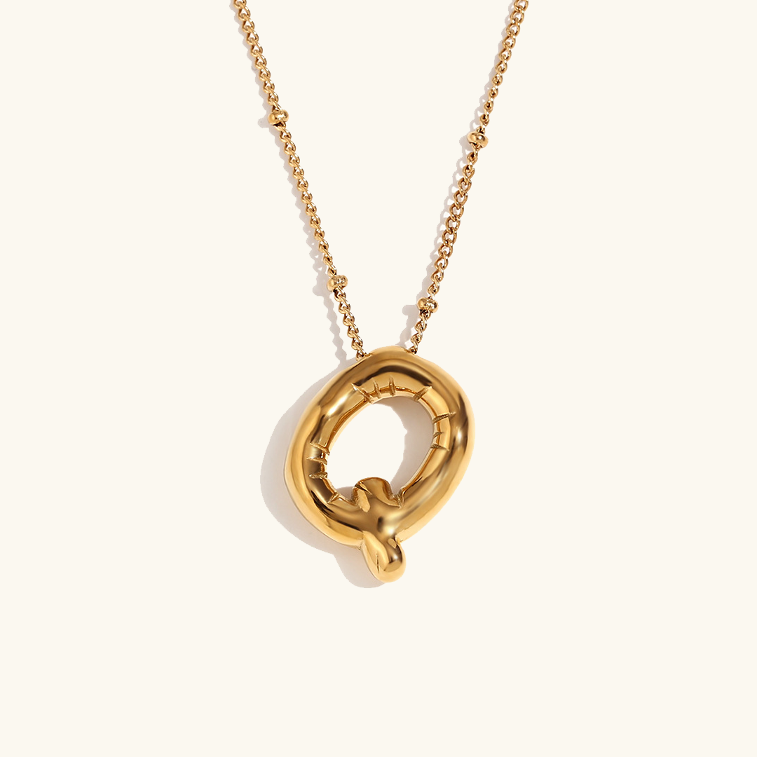 Gold Initial Necklace