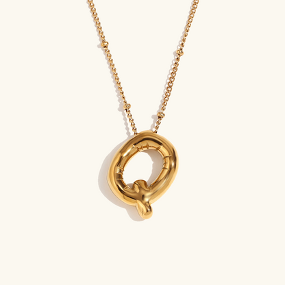 Gold Initial Necklace