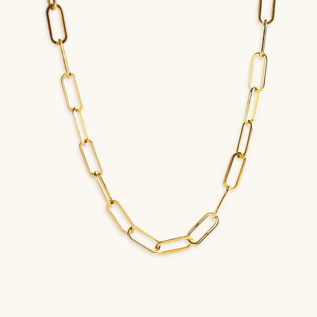 Ria Gold Link Chain Necklace
