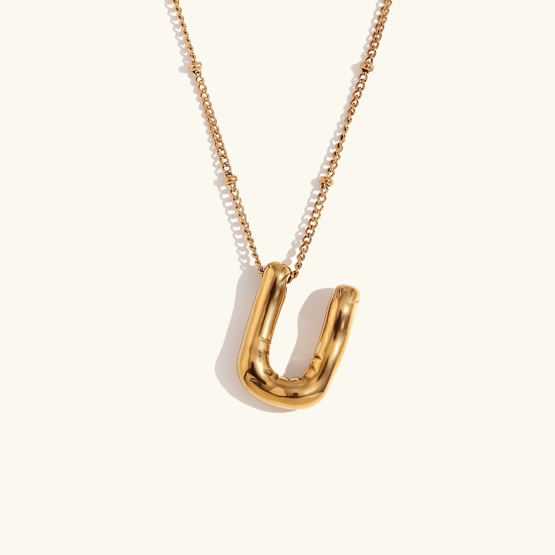 Gold Initial Necklace