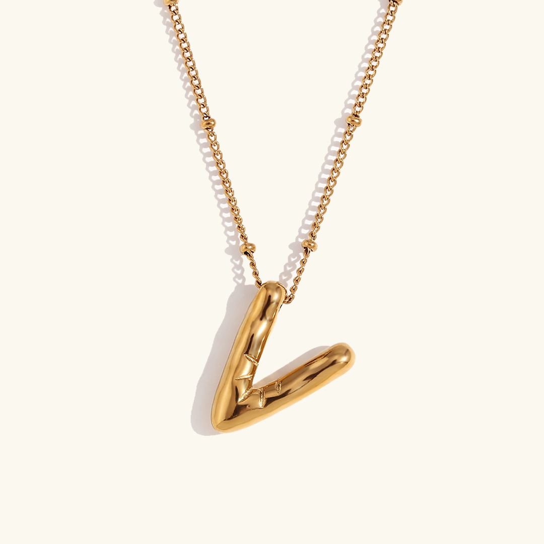 Gold Initial Necklace