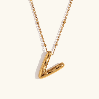 Gold Initial Necklace