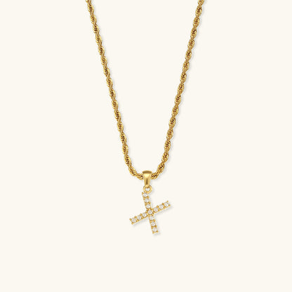 Pearl Necklace with Initial - Elodie