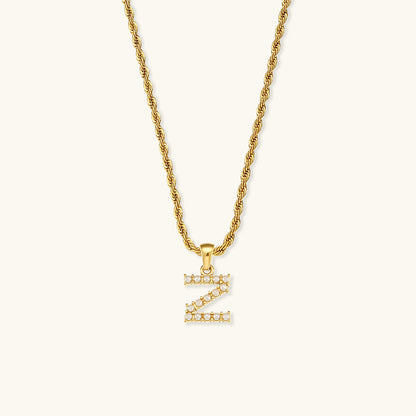 Pearl Necklace with Initial - Elodie