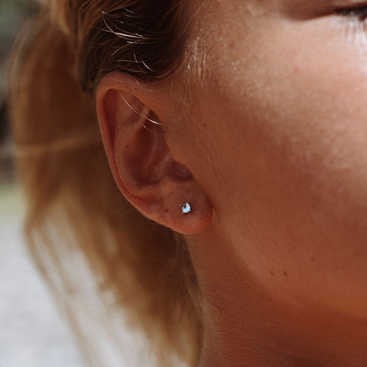 Ocean Pearl Hoop Earrings