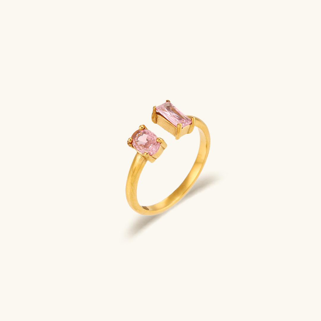 Mosaic Gold Ring Fedilia