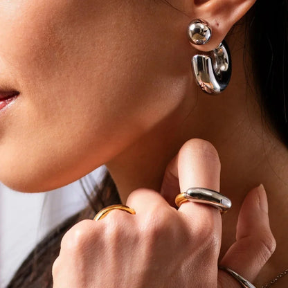 Seren Two-Tone Gold Ring